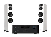 Zestawy stereo - Rotel RA 1572 MkII (czarny) + Lira 6 (biały) - miniaturka - grafika 1