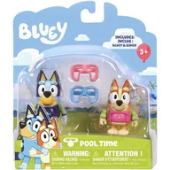 Figurki dla dzieci - Bluey, Figurki 2Pak, Zabawa Na Basenie - miniaturka - grafika 1