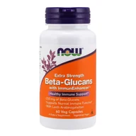 Suplementy naturalne - Now Foods Beta-Glucans with ImmunEnhancer Extra Strength 60 kaps. TT001010 - miniaturka - grafika 1