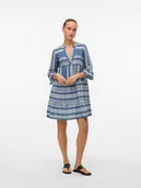 Sukienki - Vero Moda Sukienka w kolorze niebiesko-białym - miniaturka - grafika 1