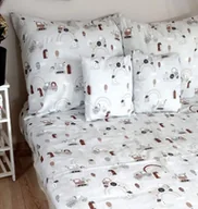 Pościel dla dzieci - Komplet pościeli bawełnianej dla dziecka 100x160 cm - traktor szary - miniaturka - grafika 1