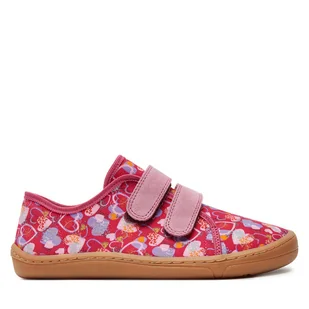 Kapcie Froddo Barefoot Canvas G1700390-2 S Różowy - Buty dla dziewczynek - miniaturka - grafika 1