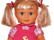 Lalki dla dziewczynek - Natalia lalka interaktywna chodząca ze smartfonem 41 cm chodzi 3+ - miniaturka - grafika 1