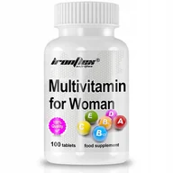 Witaminy i minerały dla sportowców - IRONFLEX Multivitamin for Women - 100tabs - miniaturka - grafika 1