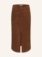 Spódnice - Pepe Jeans Spódnica Sztruksowa Cissy braun - miniaturka - grafika 1