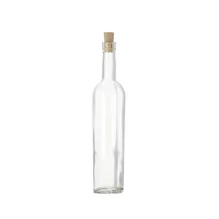 Butelka szklana na nalewki 500 ml JOONIS korek eko - Domowy wyrób alkoholu - miniaturka - grafika 1