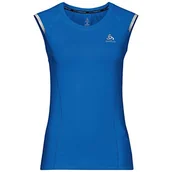 Koszulki i topy damskie - Odlo BL Top Crew Neck S/L zeroweight ceramika Shirt, czerwony, m 312291 - miniaturka - grafika 1