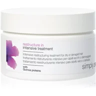 Kosmetyki do stylizacji włosów - Simply Zen Simply Zen Restructure In Intensive Treatment błyskawicznie wygładzający krem do włosów 200ml - miniaturka - grafika 1