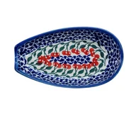 Świeczniki - Ceramiczna podstawka na łyżkę Ceramika Bolesławiec - miniaturka - grafika 1