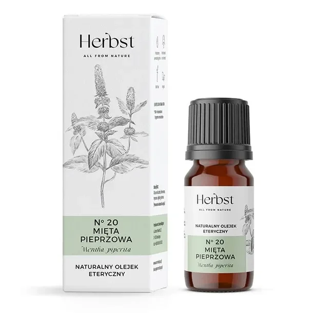 OLEJEK ETERYCZNY mięta pieprzowa aromaterapia 10ml butelka