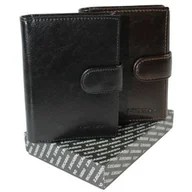 Portfele - Portfel Męski Skórzany Z.RICARDO(PL) Skóra Licowa Duży Pionowy Z Zapinką Dwa Skrzydełka Duża Kieszeń Na Bilon ZR55A - miniaturka - grafika 1