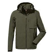 Kurtki męskie - Killtec Męska kurtka funkcyjna/kurtka outdoorowa z odpinanym kapturem KOS 106 MN JCKT, ciemnooliwkowa, XL, 38017-000 - miniaturka - grafika 1