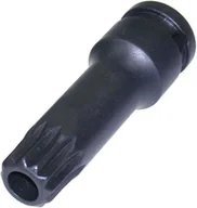 Klucze i nasadki - JBM Nasadka 1/2" udarowa wielowpust z otworem M18 x 75 mm D.52811 - miniaturka - grafika 1