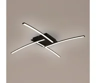 Lampy sufitowe - Brilagi - LED Plafon STRIPES LED/32W/230V czarne - miniaturka - grafika 1