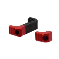 Osprzęt do wiatrówek - Strike Industries - Zwalniacz magazynka do Glock Gen4/5 - Czerwony - miniaturka - grafika 1