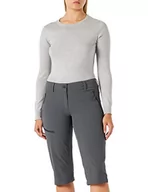 Spodnie damskie - Schöffel Caracas2 damskie spodnie trekkingowe z elastycznego materiału, wszechstronne spodnie outdoorowe z optymalnym dopasowaniem i praktycznymi kieszeniami, szare (szare), 48 12407 - miniaturka - grafika 1