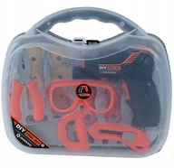 Mały majsterkowicz - ZESTAW NARZĘDZI DLA DZIECI NARZĘDZIA W WALIZCE WIERTARKA NA BATERIE - miniaturka - grafika 1