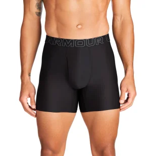 Bokserki męskie Under Armour PERFORMANCE TECH MESH -SOLID 6 IN 3PK - Majtki męskie - miniaturka - grafika 1