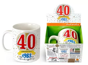 Kubek Gigant G055 Urodziny 40 - Kubki - miniaturka - grafika 1