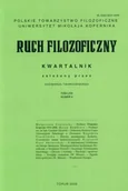 Podręczniki dla szkół wyższych - Ruch Filozoficzny. Kwartalnik. Tom LXIV. Numer 2 - miniaturka - grafika 1