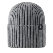 Czapki dla dzieci - Czapka Reima Hattara 5300057B Szary - miniaturka - grafika 1