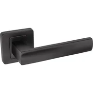 Klamki - Eureka Klamka do drzwi wewnętrznych na rozecie Czarna - miniaturka - grafika 1