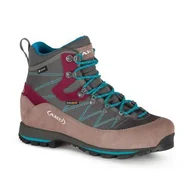 Buty trekkingowe damskie - BUTY TREKKER LITE III WIDE GTX WOMEN-GREY-DUST PINK - miniaturka - grafika 1