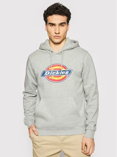 Dickies Bluza Icon Logo DK0A4XCBGYM Szary Regular Fit - Bluzy męskie - miniaturka - grafika 1
