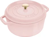 Garnki - STAUB LA COCOTTE Garnek żeliwny okrągły 3.8 ltr, różowy - miniaturka - grafika 1