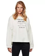 Swetry damskie - G-STAR RAW Sweter damski Graphic Text RelaxedG-STAR RAW damski sweter z graficznym tekstem Relaxed, Milk A971-111, XS - miniaturka - grafika 1
