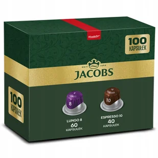 Kapsułki do Nespresso Jacobs Lungo 8 oraz Espresso 10 - 100 szt - Kawa w kapsułkach i saszetkach - miniaturka - grafika 1