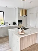 Okapy kuchenne - GLOBALO ARENOFLOW 39.4 LIGHT GOLD MAT - miniaturka - grafika 1