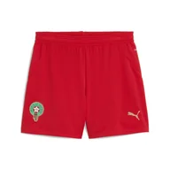 Piłka nożna - Damskie szorty Maroko 2025 PUMA Red Archive Green - miniaturka - grafika 1