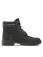 Buty dla chłopców - Timberland Trapery 6 In Basic Boot TB0A2MBJ0011 Czarny - miniaturka - grafika 1