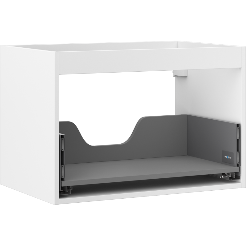 Mexen Box-A korpus szafki podumywalkowej 70 cm, 1 szuflada, biały mat - 91AX0-0700-470-1-01