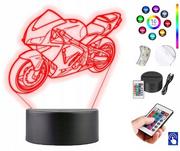 Lampy pozostałe - Lampka na biurko Honda CBR Motor 16kol LED PLEXIDO - miniaturka - grafika 1