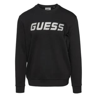 Męska Bluza GUESS LUGH CN SWEATSHIRT Z4RQ13KBK32-JBLK – Czarny - Bluzy męskie - miniaturka - grafika 1