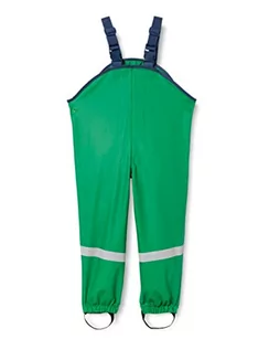 Spodnie i spodenki dla chłopców - Playshoes 408622 polarowe spodnie na szelkach Uniseks - dzieci, 29 – zielony, 80 - grafika 1