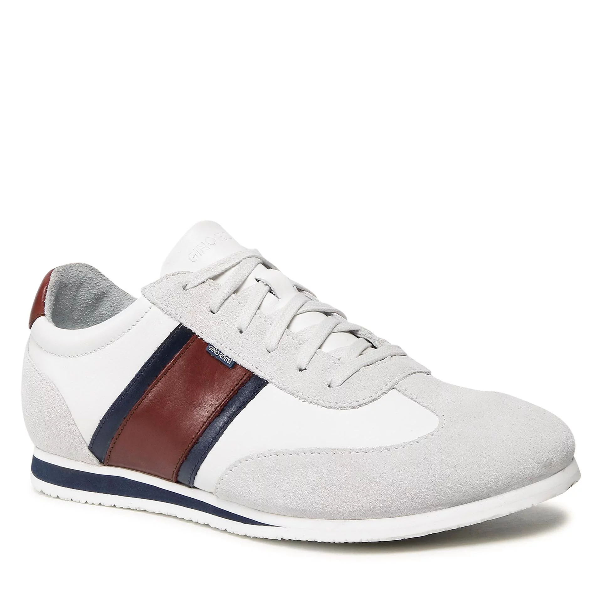 Sneakersy GINO ROSSI - MB-BELSYDE-02 White - Ceny i opinie na Skapiec.pl
