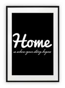 Plakaty - Plakat A3 30x42 cm Dom Home  WZORY - miniaturka - grafika 1