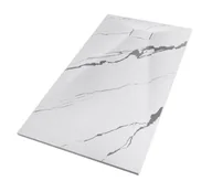 Brodziki prysznicowe - Brodzik prostokątny Besco Vexo 130x90x3,2 smc biały marmur VM-130-90-P - miniaturka - grafika 1