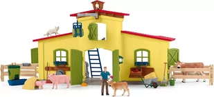 Schleich Farm World Duża farma ze zwierzętami i akcesoriami 42605 - Figurki dla dzieci - miniaturka - grafika 2