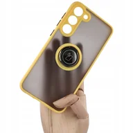 Etui i futerały do telefonów - Bizon Etui Case Hybrid Ring do Samsung Galaxy S23 Plus żółte - miniaturka - grafika 1