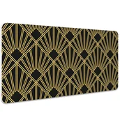 Podkładki na biurko - Duża mata na biurko Geometryczne art deco 100x50 cm - miniaturka - grafika 1