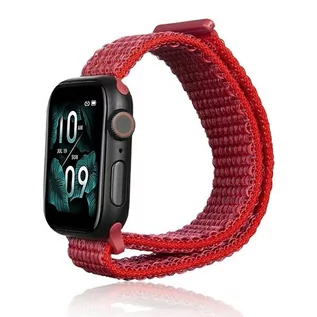 Paski - Beline pasek Apple Watch Nylon 42/45/45/49mm czerwony /red - grafika 1