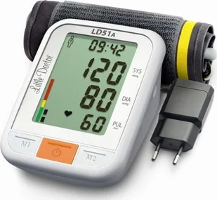 Ciśnieniomierz Little Doctor Ciśnieniomierz elektroniczny Little Doctor LD51A + zasilacz - Ciśnieniomierze i akcesoria - miniaturka - grafika 1