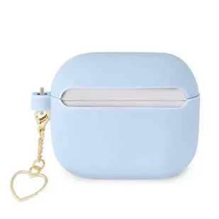 Guess GUA3LSCHSB AirPods 3 cover niebieski/blue Silicone Charm Collection - Akcesoria do słuchawek - miniaturka - grafika 2