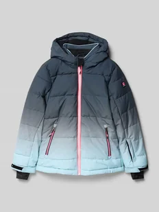 Kurtka pikowana o kroju regular fit z naszywką z logo - Kurtki i płaszcze dla dziewczynek - miniaturka - grafika 1