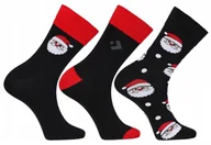 Skarpetki męskie - SKARPETY ŚWIĄTECZNE MĘSKIE SKARPETKI NA ŚWIĘTA PREZENT 3 PARY MORAJ 39-42 - miniaturka - grafika 1