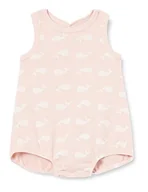 Spodenki damskie - Petit Bateau Szorty Kombinezon dla dzieci, Różowy Solina/Biały Marshmallow, 12 mesi - miniaturka - grafika 1